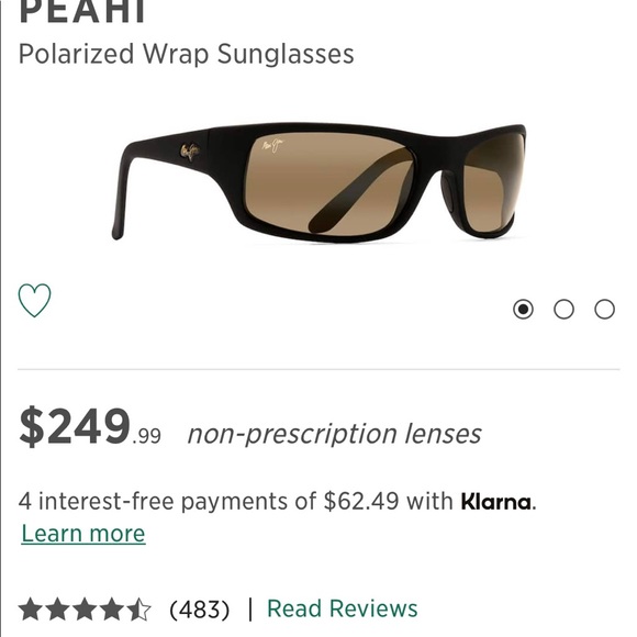 Maui Jim Peahi Sunglasses - Picture 5 of 9